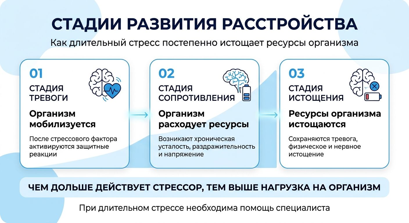 Лечение стресса в Уссурийске инфографика